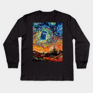 van Gogh Never Saw Gallifrey Kids Long Sleeve T-Shirt